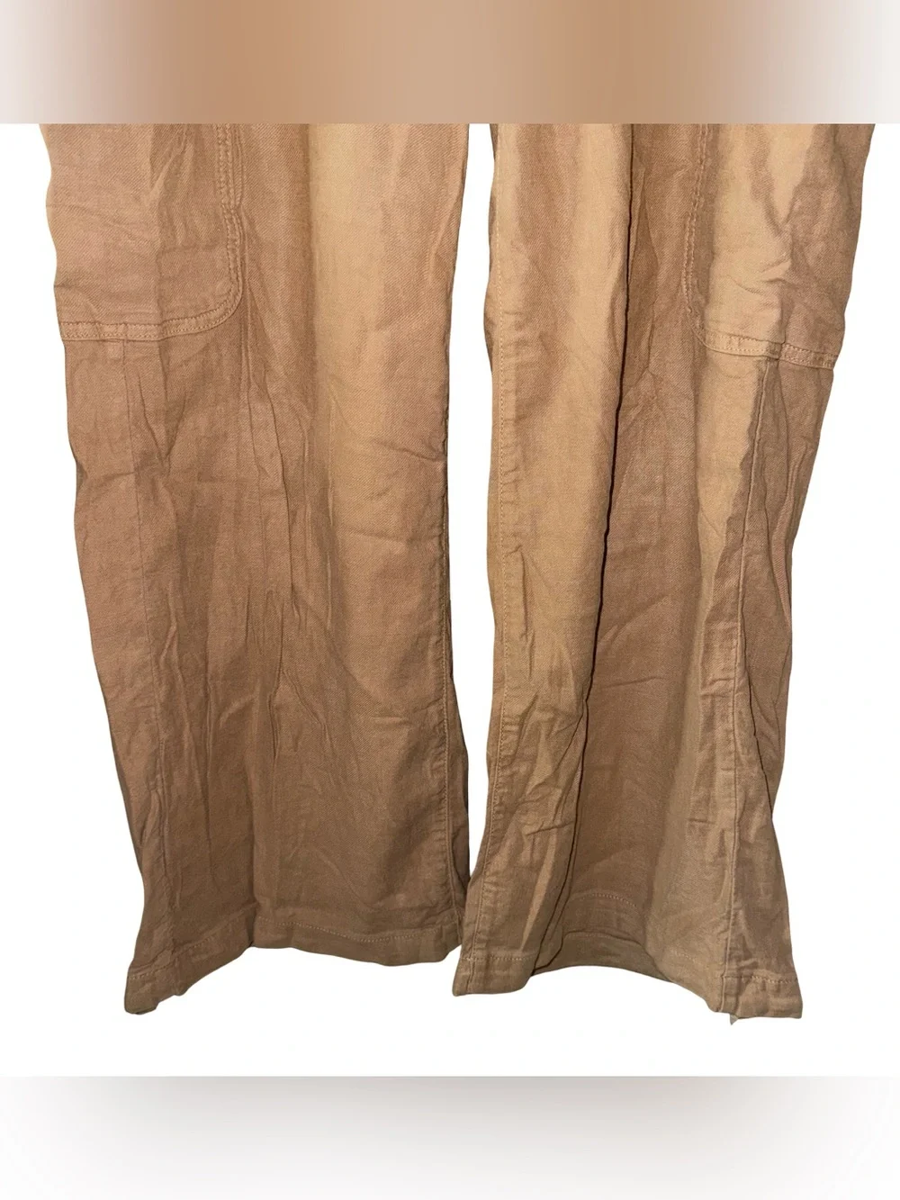 American Eagle Dreamy Drape Drawstring Baggy Wide Leg Cargo Pants women’s sz 8